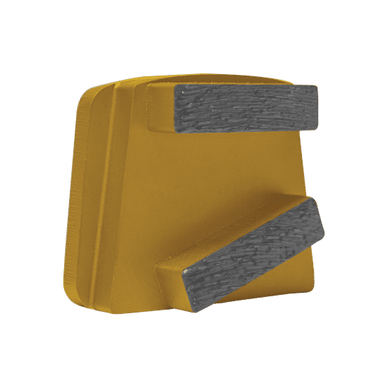 Soft Grinding Pad with 2 Rectangular Diamond Segments 40 Grit for PHX21/D21/D28