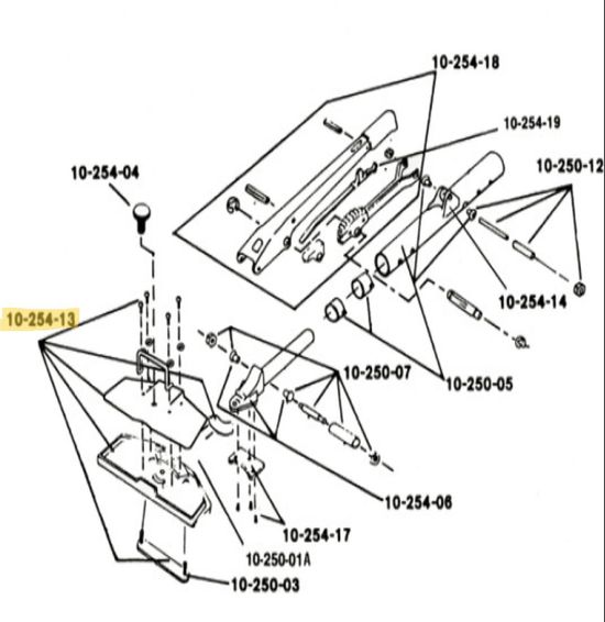 Complete Pin Plate Assembly for 10-254 & 10-254V