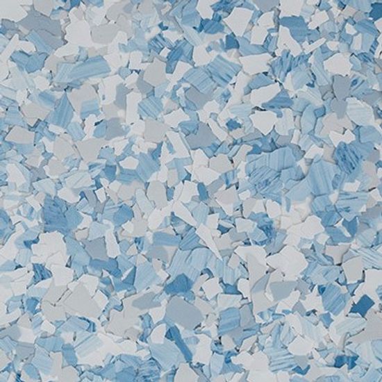 Flocons pour epoxy ColorFlakes B702 Iceberg 40 lb 1/4"