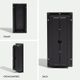 Flush Floor Vent Luxe Matte Black 4" x 10"