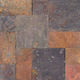 Floor Tiles Multi Classic MultiColor Gauged Multi-Size