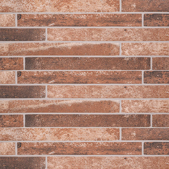 Wall Tiles Brickstone Red Matte 2" x 18"