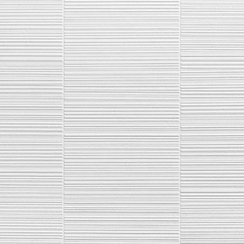 Centura - Tuiles murales 3D Wall Plaster Barcode White mat 20" x 48 ...