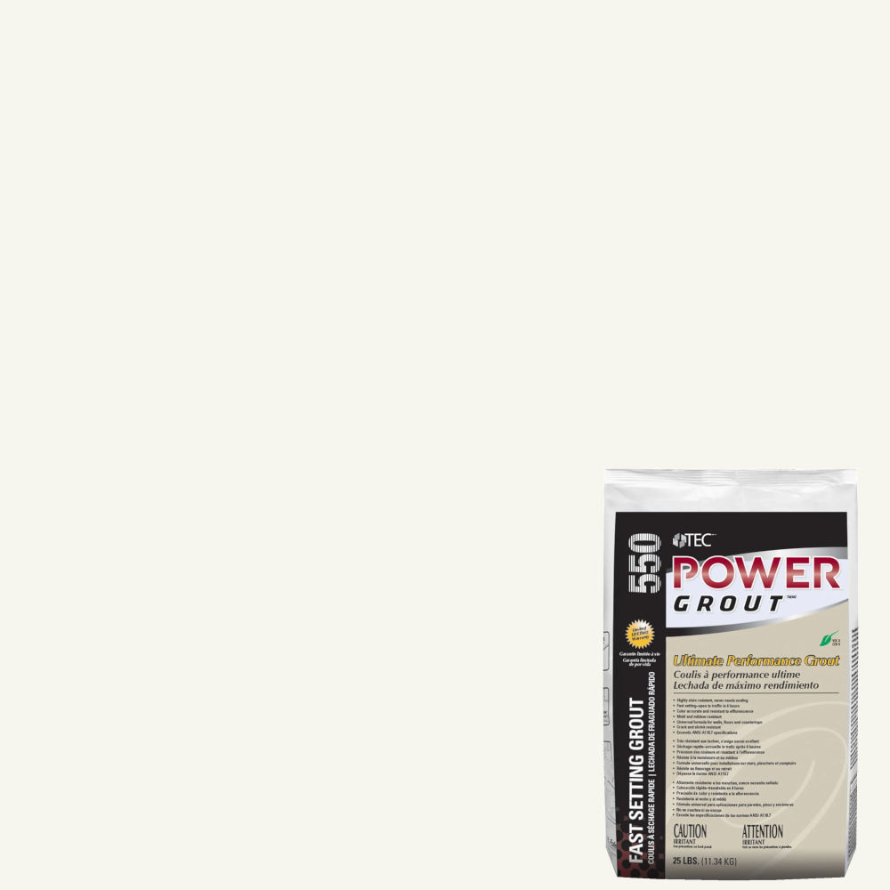 Tec Power Grout Ultimate Performance Grout 910 Bright White 25 lb