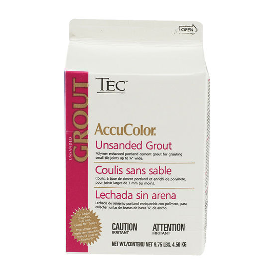 AccuColor Premium Unsanded Grout #909 Sterling 9.75 lb