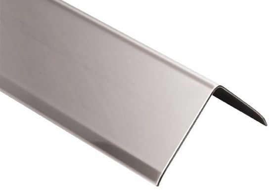 ECK-K Retrofit Heavy-Duty Edge-Protection Profile for Outside Corner 90° - Stainless Steel (V2) 1-1/4" x 8' 2-1/2"