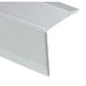 Nez de marche carré en aluminium avec tombant Finition d'usinage 1 3/8" x 12'