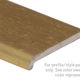 Couvre-joint en aluminium, Or anodisé martelé - 3/4" x 12'