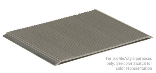 Ribbed Threshold Drilled Staggered Aluminum 2-1/2" x 12'