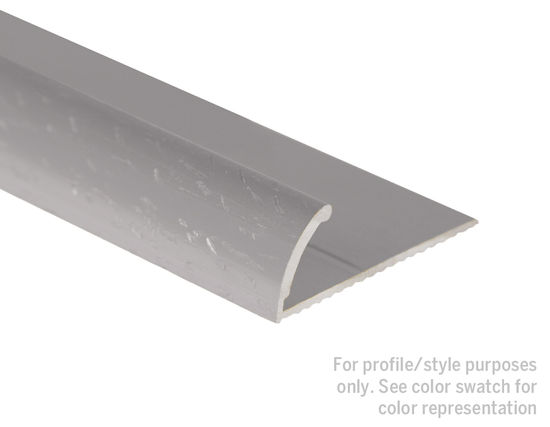 Contour en aluminium pour tapis, Or anodisé martelé - 1/2" x 12'