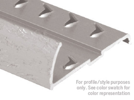 Moulure en aluminium pour tapis résidentiel avec punaises Bronze antique martelé 9/16" x 144"