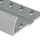 Tapdown Pinned Residential Contour Aluminum Hammered Silver 9/16" x 12'
