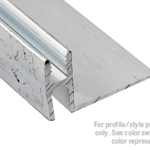 M-D PRO - Aluminum Cap Track Pinless, Mill Finish - 11/16