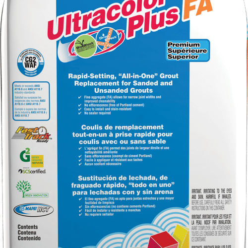Mapei - Ultracolor Plus FA Coulis tout-en-un à prise rapide - #46 ...
