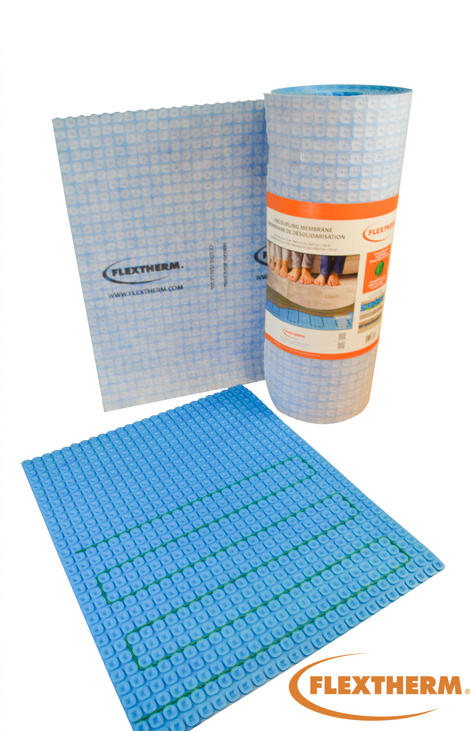Flextherm Floor Heating Uncoupling Membrane Sheet 33 x 39 - 5.5. mm (8.9  sqft) (HGSMDF) | FloorBox