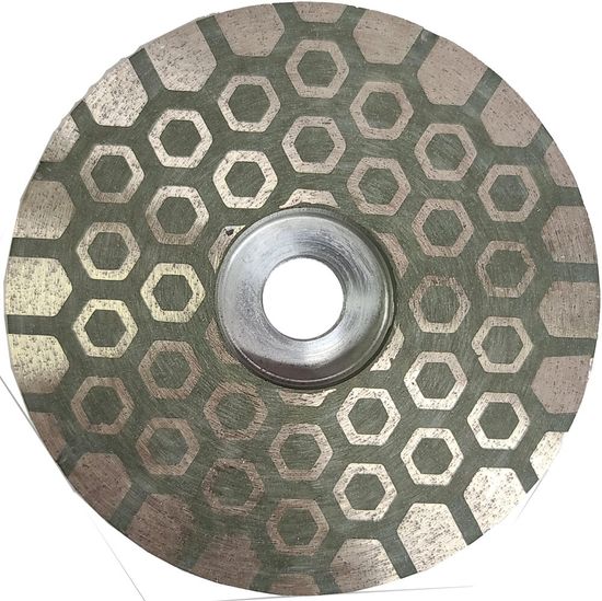 Diamond Segmented Cup Wheel Infused Resin Filling Honey Comb Series Medium Grit 4"