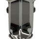 Inside Corner Skirting 40 PVC H:40 mm Satined Stainless Steel Varnished Plastic P. (Pack of 5)