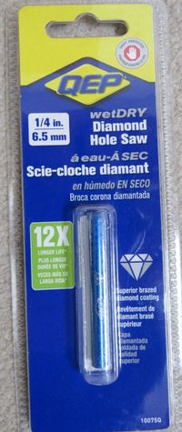 Qep hole saw kit deals diamond 10569q