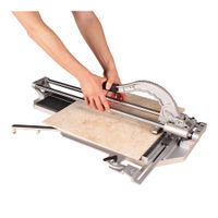 QEP 28 in. Ceramic and Porcelain Professional Tile Cutter with 7/8 in.  Scoring Wheel with Ball Bearings 10800 - The Home Depot