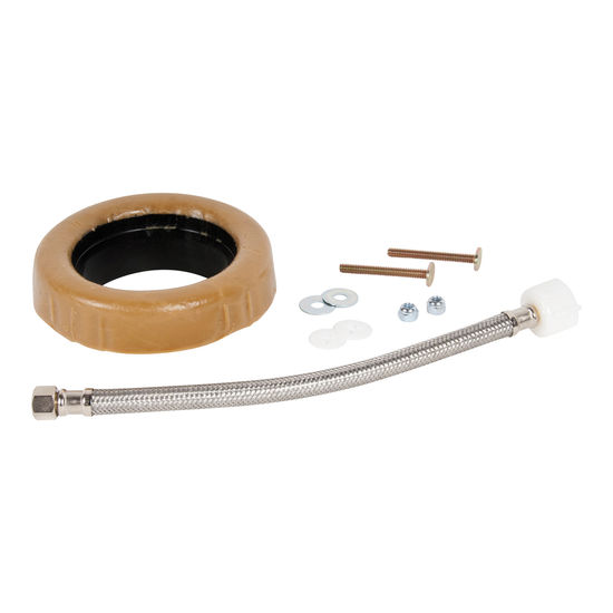 Toilet Installation Kit With 12" Connector