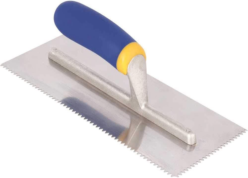 Notched deals flooring trowel