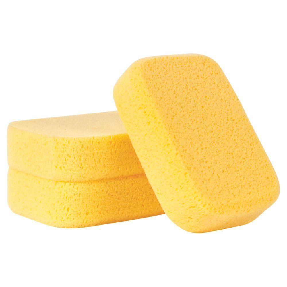 QEP 7 in. x 5.5 in. x 2 in. Microfiber Polishing Sponge for