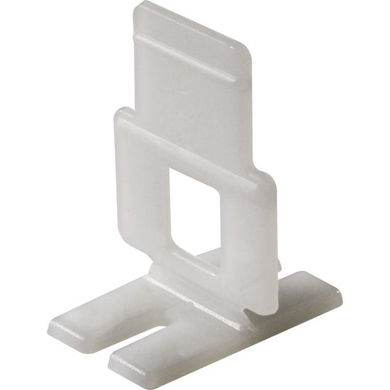 LASH Flat Slotted Clips for Floor and Wall Tile Leveling System (Pack of 100)
