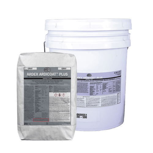 Ardex - ARDICOAT PLUS Cement-Based Acrylic Waterproofing Compound, Gray ...