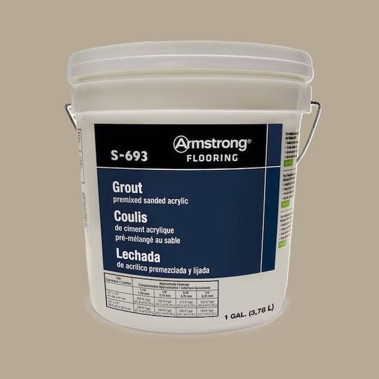 Armstrong Flooring FlexStrong 1-Gallon Driftwood Acrylic Premix Grout Armstrong Flooring FlexStrong 1-Gallon Driftwood Acrylic Premix Grout