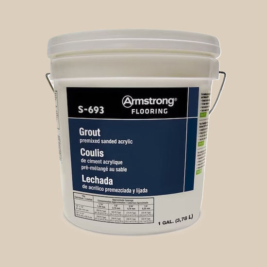 Armstrong Flooring FlexStrong 1-Gallon Seashell Acrylic Premix Grout Armstrong Flooring FlexStrong 1-Gallon Seashell Acrylic Premix Grout