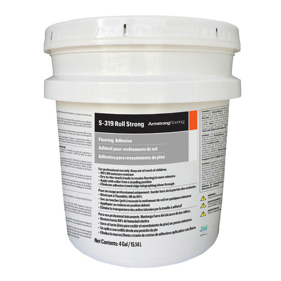 Vinyl Adhesive S-319 Roll Strong 4 gal