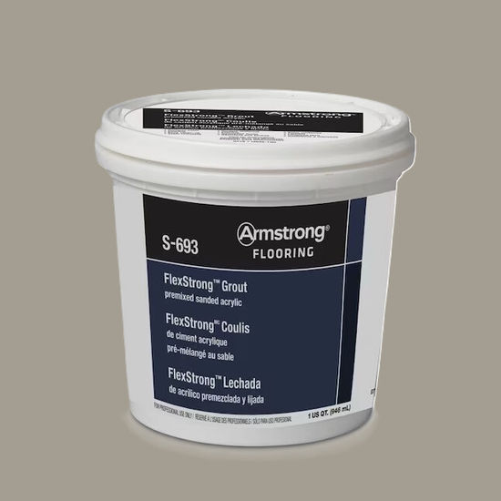 Armstrong Flooring FlexStrong 1-Quart Smoke Acrylic Premix Grout Armstrong Flooring FlexStrong 1-Quart Smoke Acrylic Premix Grout