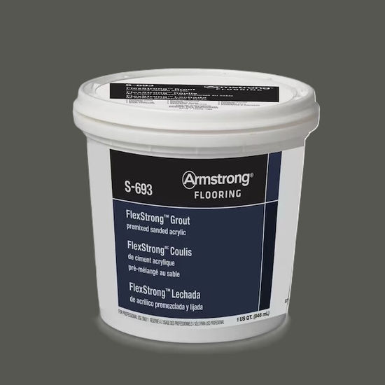 Armstrong Flooring FlexStrong 1-Gallon Shale Acrylic Premix Grout Armstrong Flooring FlexStrong 1-Gallon Shale Acrylic Premix Grout