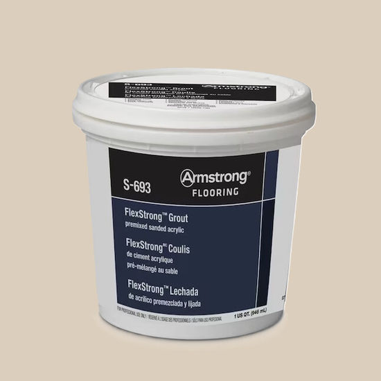 Armstrong Flooring FlexStrong 1-Quart Silver Cloud Acrylic Premix Grout Armstrong Flooring FlexStrong 1-Quart Silver Cloud Acrylic Premix Grout