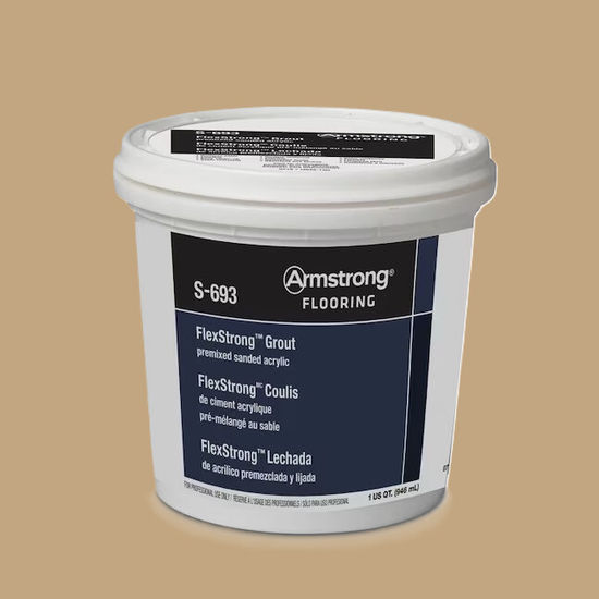 Armstrong Flooring FlexStrong 1-Quart Silver Cloud Acrylic Premix Grout Armstrong Flooring FlexStrong 1-Quart Silver Cloud Acrylic Premix Grout
