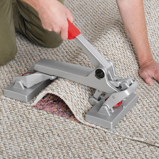 Carpet Stretcher for Locking Pattern Matching and Seam Repair With Case