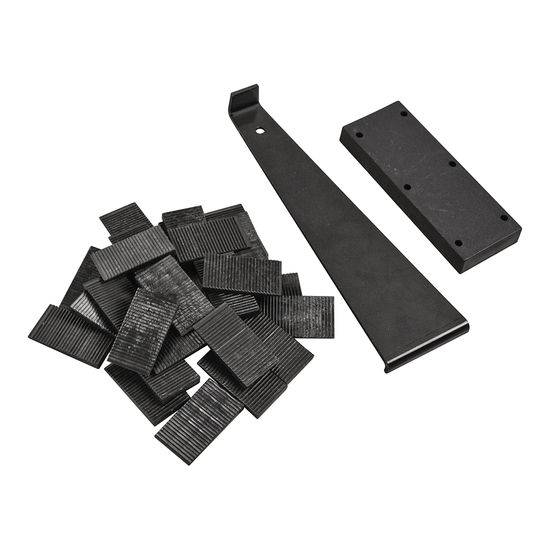 Laminate Flooring Installation Kit With Tapping Block, Pull Bar and 30 Wedge Spacers