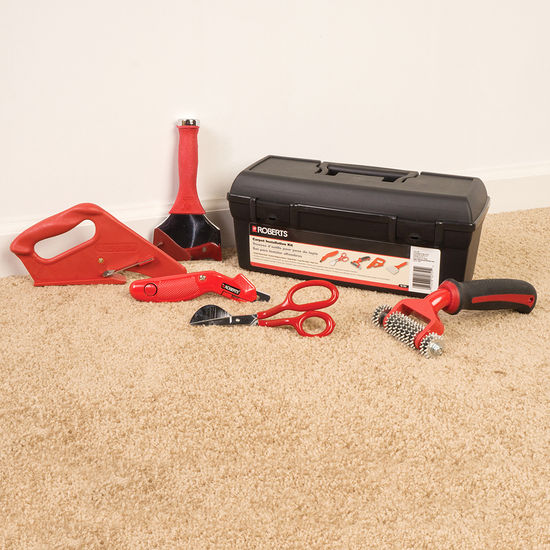 Economy Carpet Installation Kit With 5 Key Tools With Plastic Tool Box