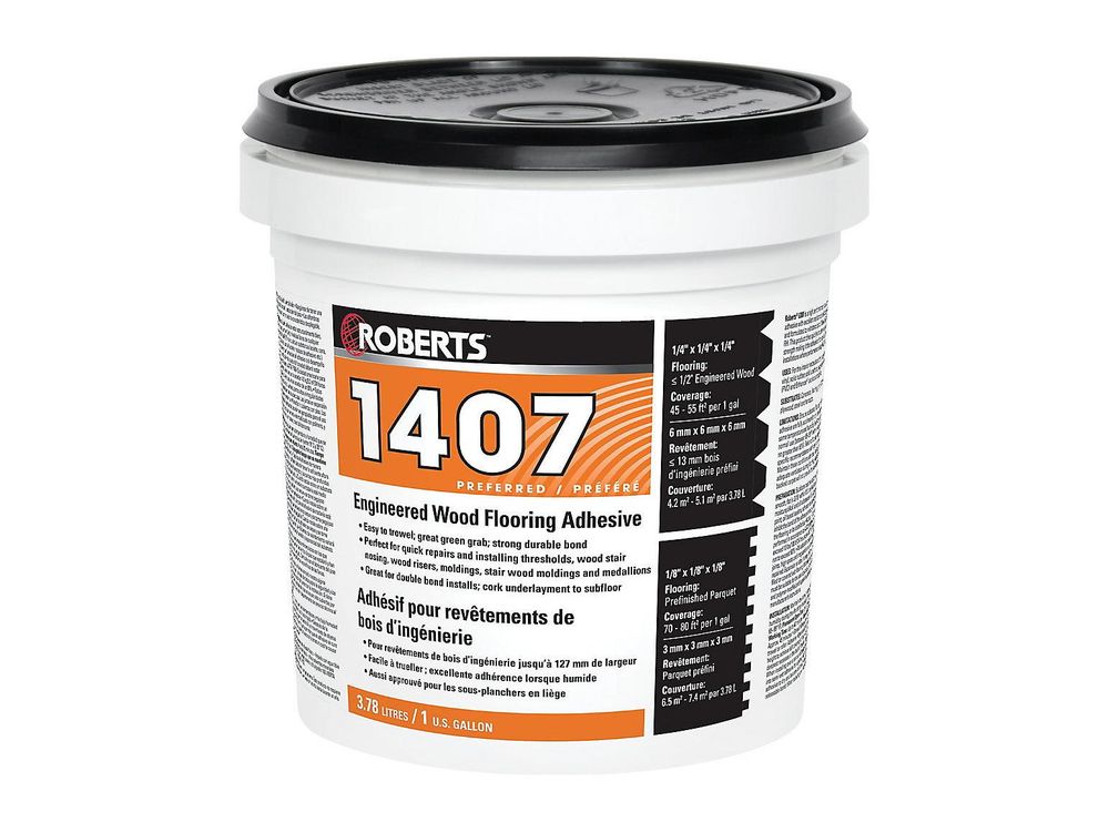 Roberts Engineered Wood Flooring Adhesive 3.78 L (1407RB004) FloorBox
