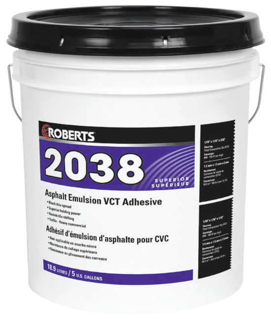 Adhésif à vinyle/VCT Asphalt Emulsion VCT 18,9 L