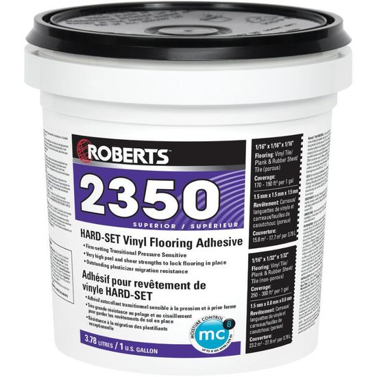 HARD-SET Resilient Flooring Adhesive 3.78 L