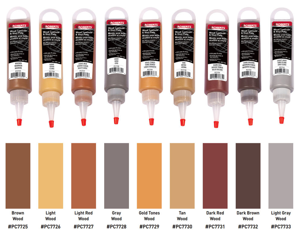 Roberts Wood and Vinyl Putty 3oz Dark Red (PC7731) FloorBox