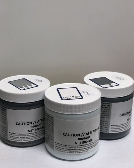 Paquets de pigments liquides - Anthracite - 500 ml