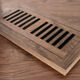 Matchable Flush Vent Connel Natural Hickory 4" x 10"