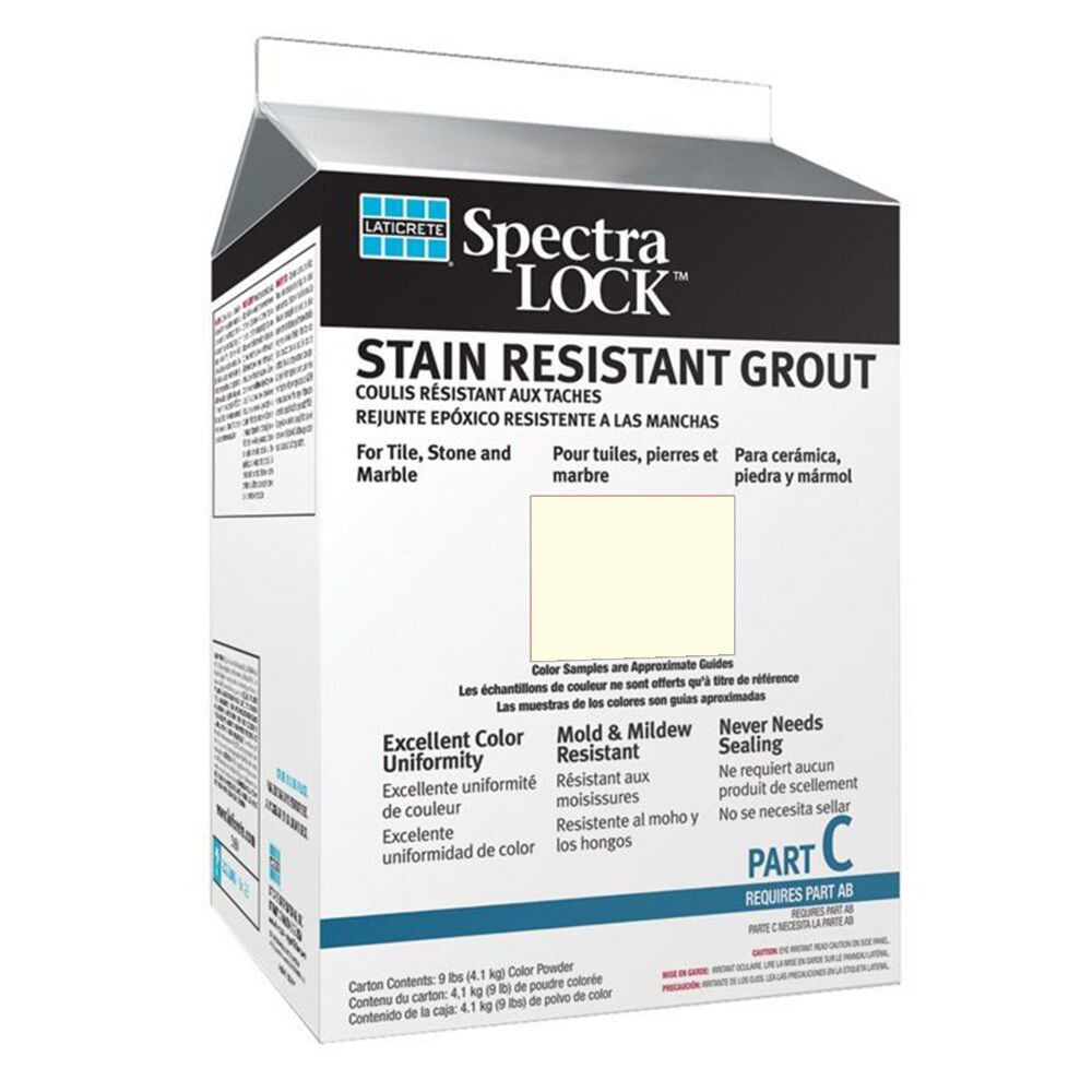 LATICRETE Spectralock Pro Premium Grout Full Unit - Epoxy Grout In Almond Color (9 Lb Powder)