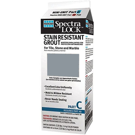 Spectralock Pro Premium Grout Part C Colored Powder #91 Slate Grey 2 lb