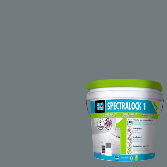 Spectralock One Pre-mixed grout #42 Platinum 1 gal