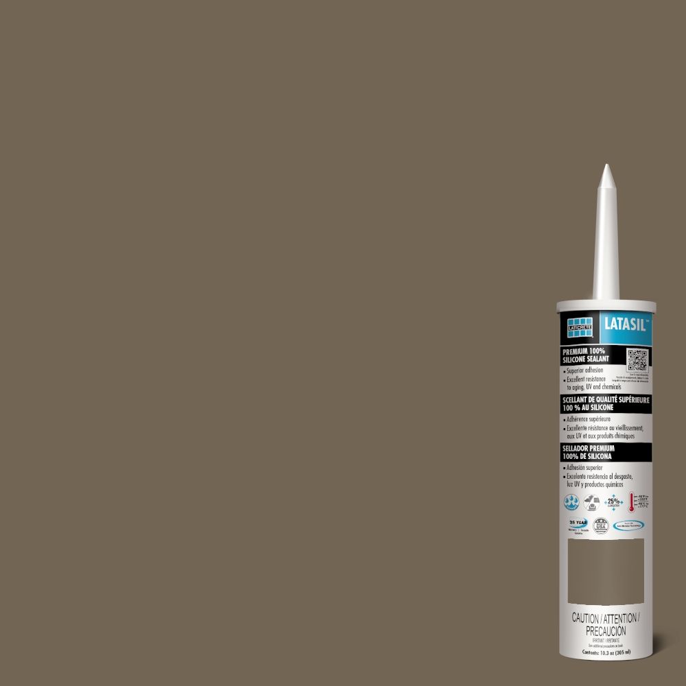 LATICRETE Latasil Silicone Sealant - High Performance, Slate Grey #91, For Tile & Stone