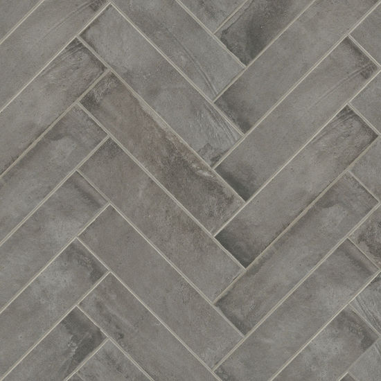 Floor Tiles Deco Style Charcoal Natural 2" x 8"