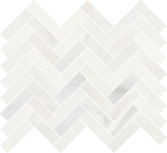 Mosaic Vera Vena White Onyx Polished 1" x 3"